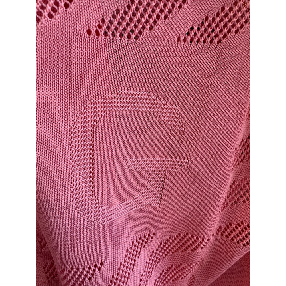 Women’s Rare Doggy Sports Golf Sweater Pink Size 46 Rare - Picture 6 of 8